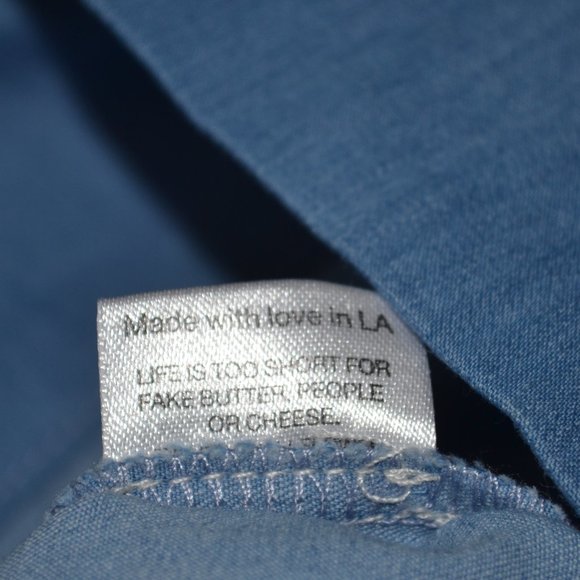 Never A Wallflower MATADOR PANTS LIGHT BLUE DENIM Small - Picture 16 of 16